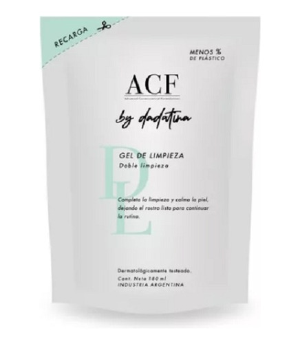 Gel De Limpieza Facial Refill Repuesto Acf By Dadatina