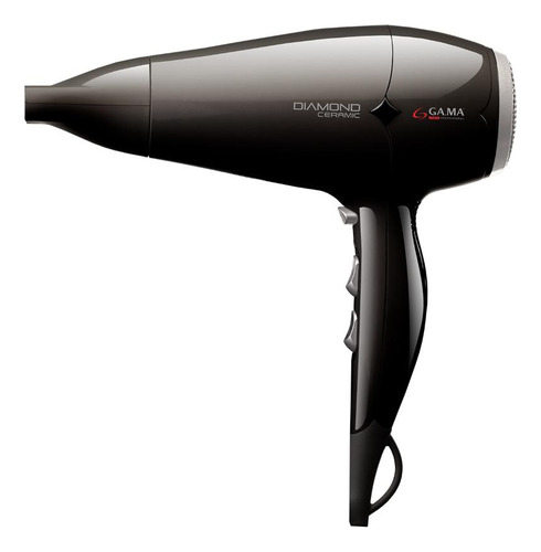 Secador De Pelo Gama Ceramic Diamond Black + Boquilla