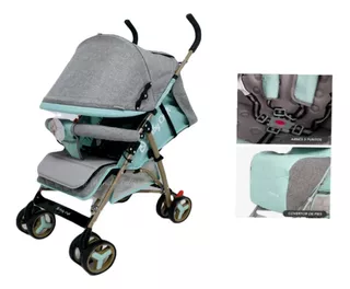 Coche Baston Con Cubrelluvia Y Cubrepies Para Bebes Babykits