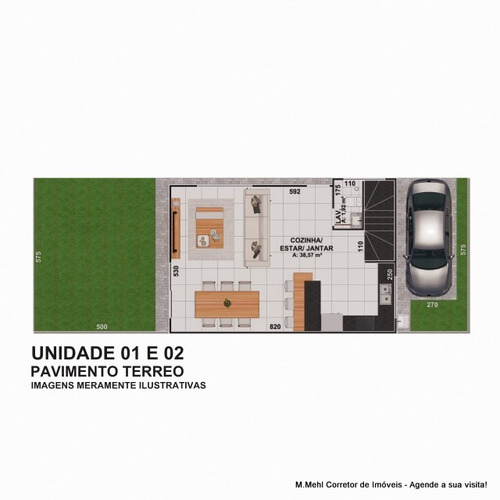 Imagem 6 de 30 de Sobrado Em Condomínio Com 3 Dormitórios À Venda Com 115.28m² Por R$ 598.000,00 No Bairro Bairro Alto - Curitiba / Pr - M2ba-afbg34