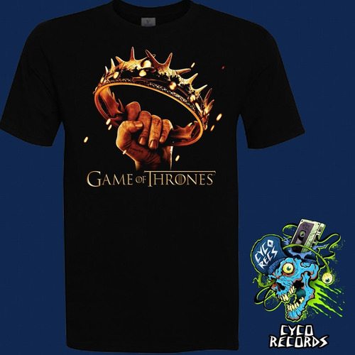 Imagen 1 de 3 de Game Of Thrones - Crown - Series - Polera- Cyco Records