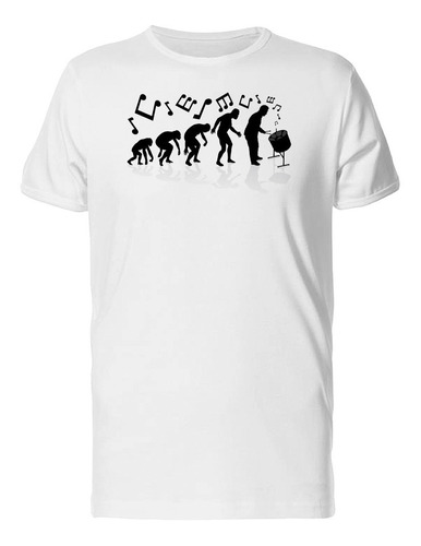 Evolución Del Tambor Metálico Camiseta De Hombre