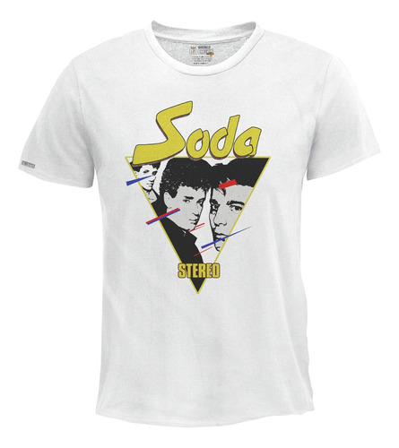 Camiseta Hombre Soda Stereo Rock Pop Ink2