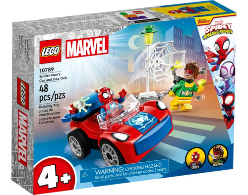 Lego Coche De Spider Man Y Doc Ock 48 Piezas 10789