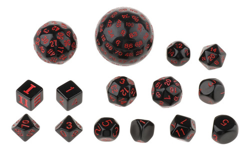 30 Piezas De Dados De Acrílico De Varios Lados Para Juegos