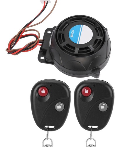 Bocina De Alarma De Motocicleta Con Control Remoto Para Segu