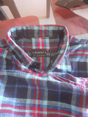 Camisa Leñadora De Cuatro Colores