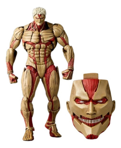 Figura De Acción Armored Titan De Kaiyodo Amazing Yamaguchi Revoltech