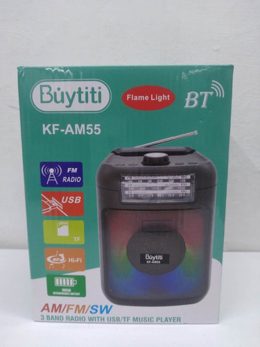 Radio Kf-am55 Buytiti Con Blueth/am/fm/sw/soporte Para Cel