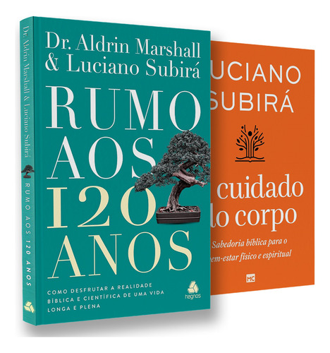 Kit De Luciano Subirá: 120 Anos E O Cuidado Do Corpo, De Luciano Subirá. Editorial Hagnos E Mundo Cristão, Capa Mole Em Português, 2023