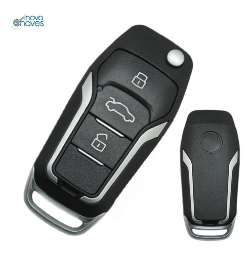 Imagem 2 de 6 de Chave Canivete Positron Ford Chevrolet Fiat Vw Hyundai Honda