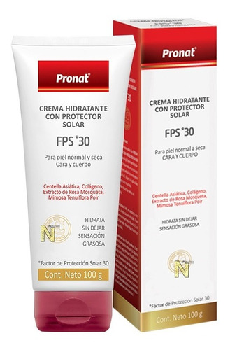 Crema Hidratante Fps 30 (100 Gr) Pronat