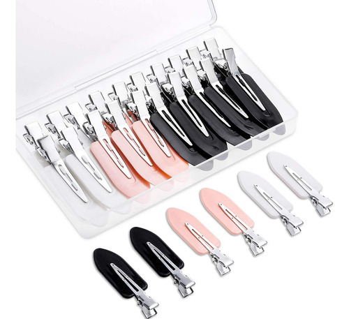 Pinzas Para Cabello Sin Doblars Para Mujeres Y Niñas, Clips