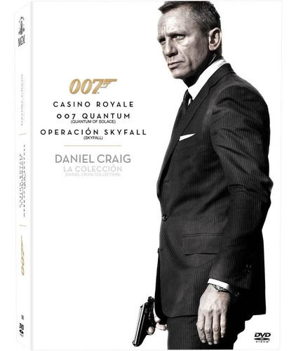 007 James Bond - Colección Daniel Craig Dvd 3 Película Nuevo