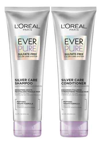 Set De Cuidado Del Cabello L'oreal Paris Everpure Silver Car