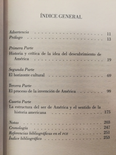 La Invención De América, De Edmundo O'gorman. Editorial Fondo De Cultura Económica, Tapa Blanda En Español