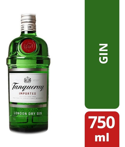 Gin Tanqueray London Dry 750ml Gim + Nf + Ipi