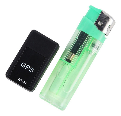 Mini localizador remoto Gf-07 Gps Cor Preto