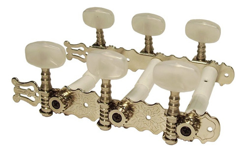 Clavijeros Para Guitarra Clásica Gebr Vant Gent Tubo Cromado