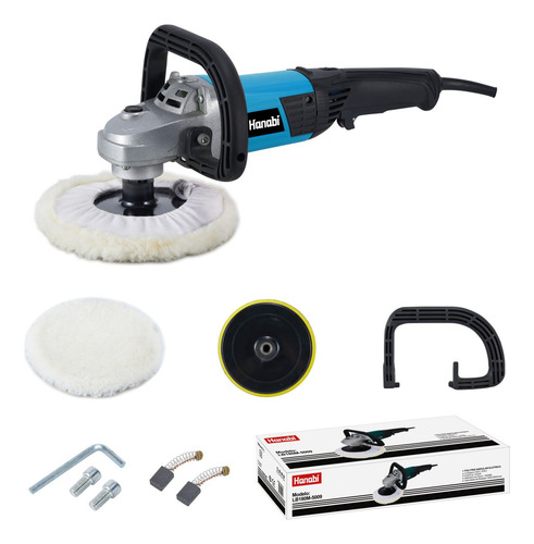Politriz Angular Elétrica Automotiva 180mm 7 Polegadas 1400w