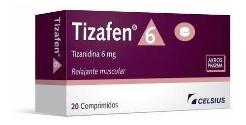 Tizafen 6 Mg  20 Comprimidos | Tizanidina