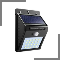 Comprar Lámpara LED solar con sensor de presencia en la pared