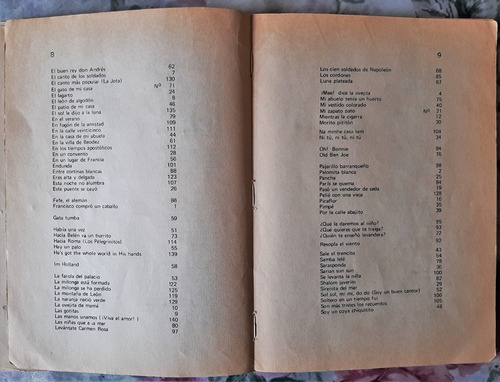 Para Divertirnos Cantando Cancionero - Gainza - Ricordi 1973 (Usado)