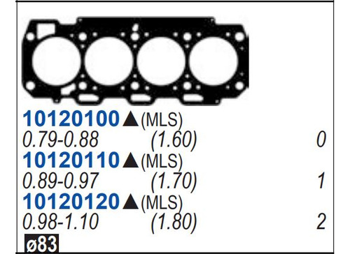 Junta De Tapa Alfa  1.9 Jtd 146/145/156 Mls Esp.1.7 1m