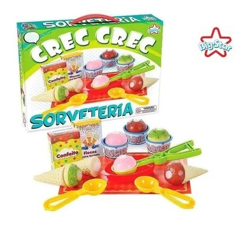 Brinquedo Infantil Sorveteria Sorvete Comidinha De Boneca