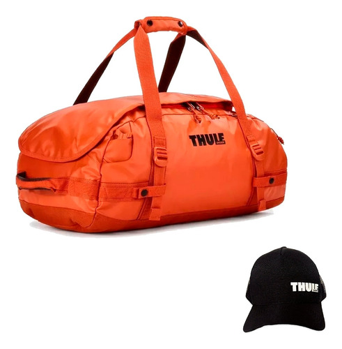 Bolsa De Viagem Thule Chasm 90l Autumnal + Boné Brinde