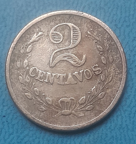 Moneda Colombiana 2 Centavos Lazareto 1921