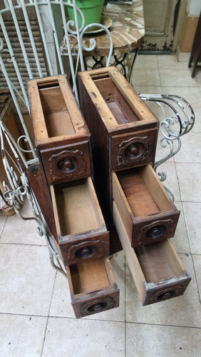 Antigua Cajonera Singer Original De Tres Cajones C/u (Usado)