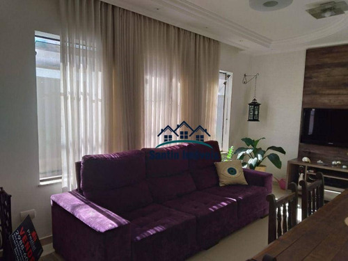 Imagem 1 de 30 de Sobrado De 120 M² Com 03 Quartos (sendo 01 Suíte) À Venda, Por R$ 800.000 - Vila Pinheirinho - Santo André/sp - So0456