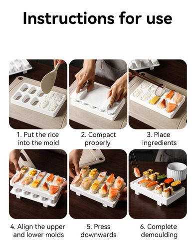 New Mini Molde Japonés De Bolas De Arroz Onigiri Sushi