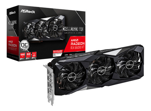 Tarjeta Video Asrock Amd Radeon Rx 6600 Xt 8gb Ddr6 Pcie 4.0