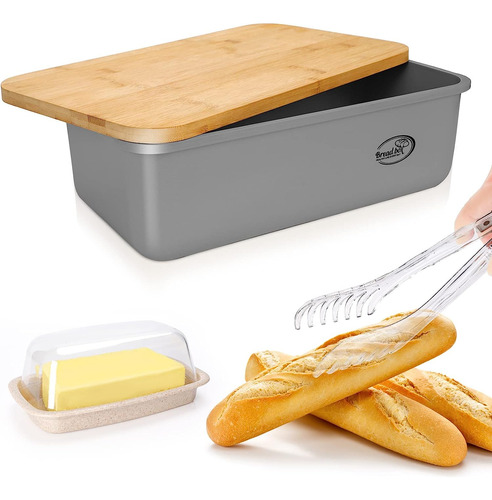 Midyb Bread Box Para Encimera De Cocina, Recipiente De Pan C