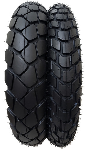 Par Pneu Lander X Xtz Motard 130/80-17 E 110/90-17 Technic