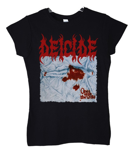 Polera Mujer Deicide Once Upon The Cross Metal Abominatron