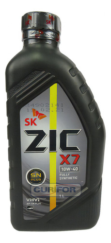 Aceite Motor Zic 10w40 X7 SP Full Sintetico 1 Litro