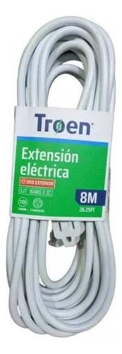 Extension Electrica 8 Mtr Troen Somos Tienda