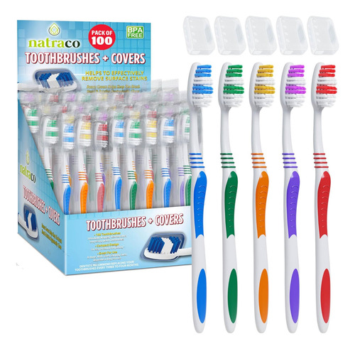 Paquete De Cepillos De Dientes A Granel Con Fundas | Indivi