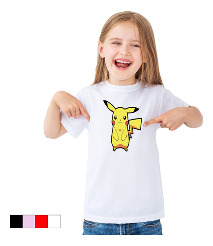 Playera Juvenil Colores Y Diseño Pokkemon #8