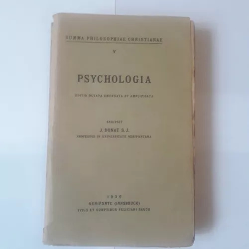 Psychologia J. Donat S.j.