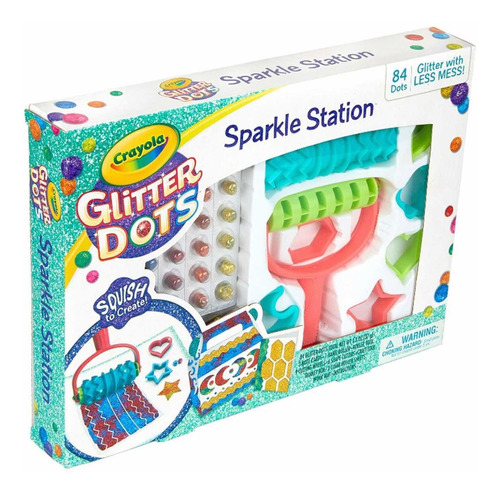 Kit De Manualidades Crayola Glitter Dots Sparkle Station