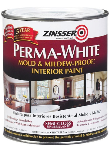 Perma White Latex Antihongo Antimoho Blanco X 4 Litros