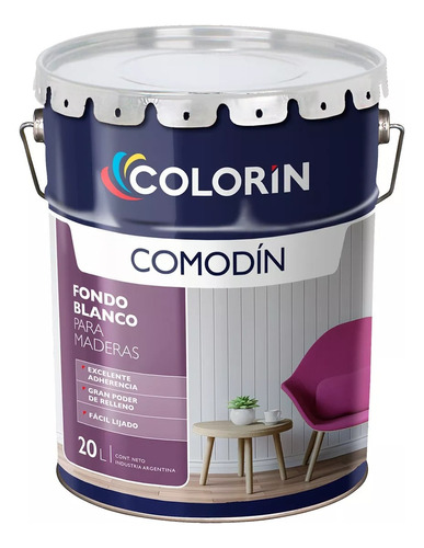 Fondo Blanco Para Madera X 20 Lts. Protección De Superficie