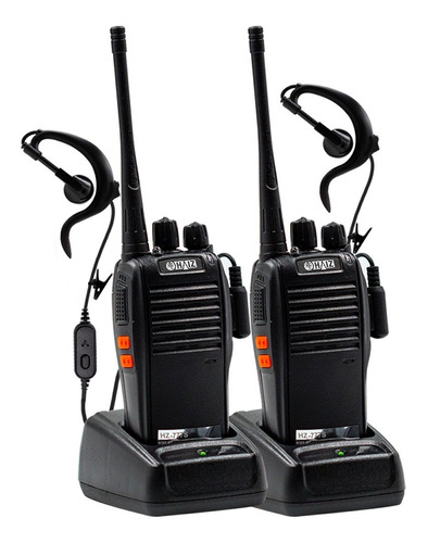 Kit 02 Radios Haiz Hz-777s Vhf/uhf 16 Canais Comunicador