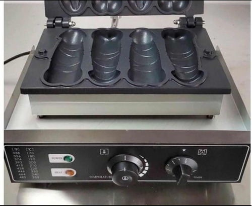 Máquina Comercial Para  Wafles  En Forma De Pene 110v