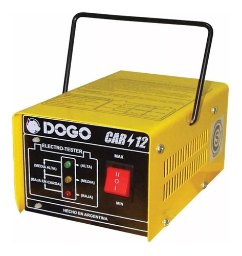 Cargador De Batería Auto Dogo Car 12v - 10amp Ind. Argentina