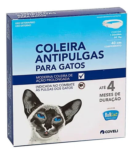 Antipulgas Para Gatos Qual O Melhor Coleira Bullcat | Frete grátis